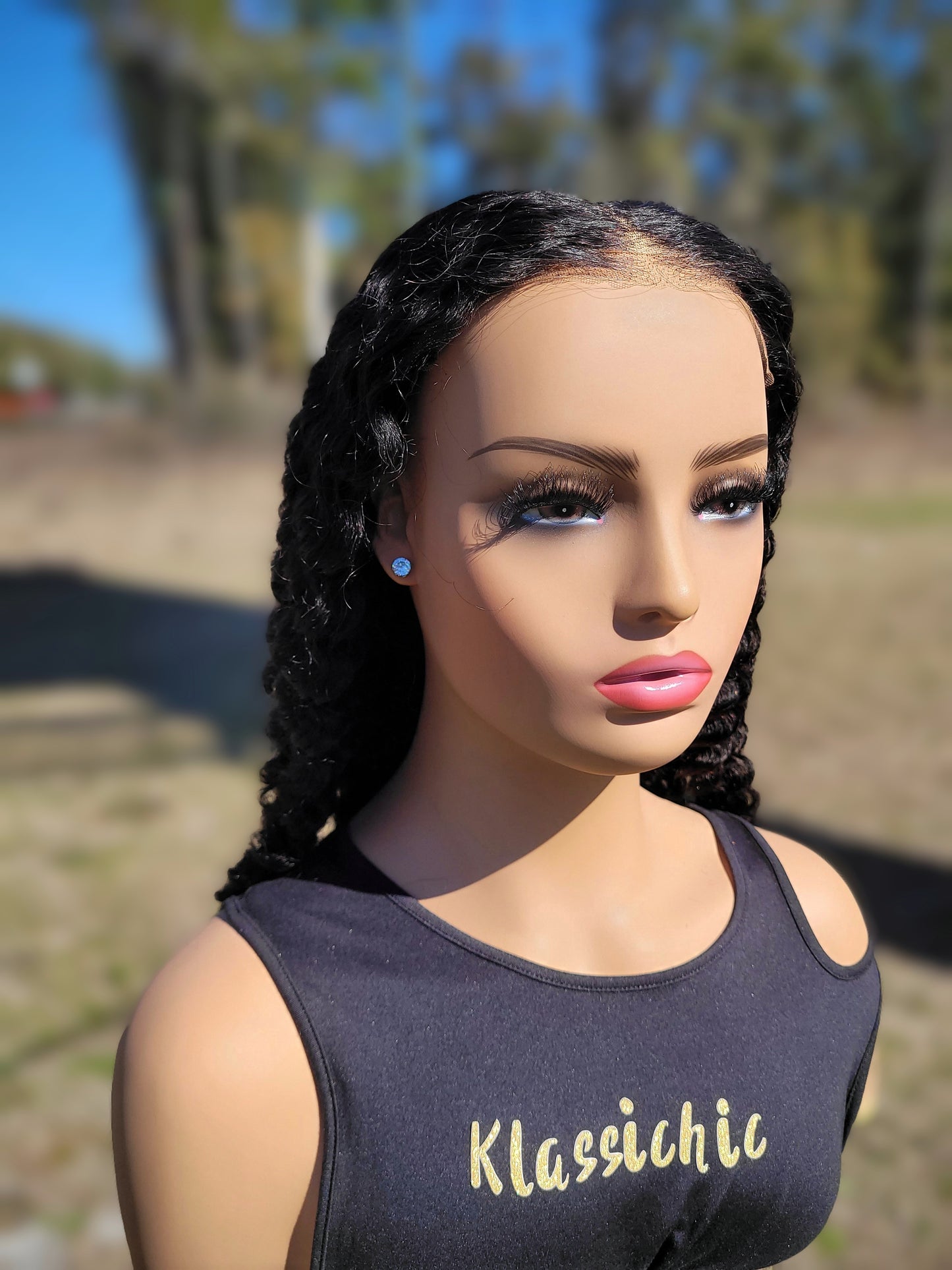 Mikayla 20' Deep Wave-Transparent Lace