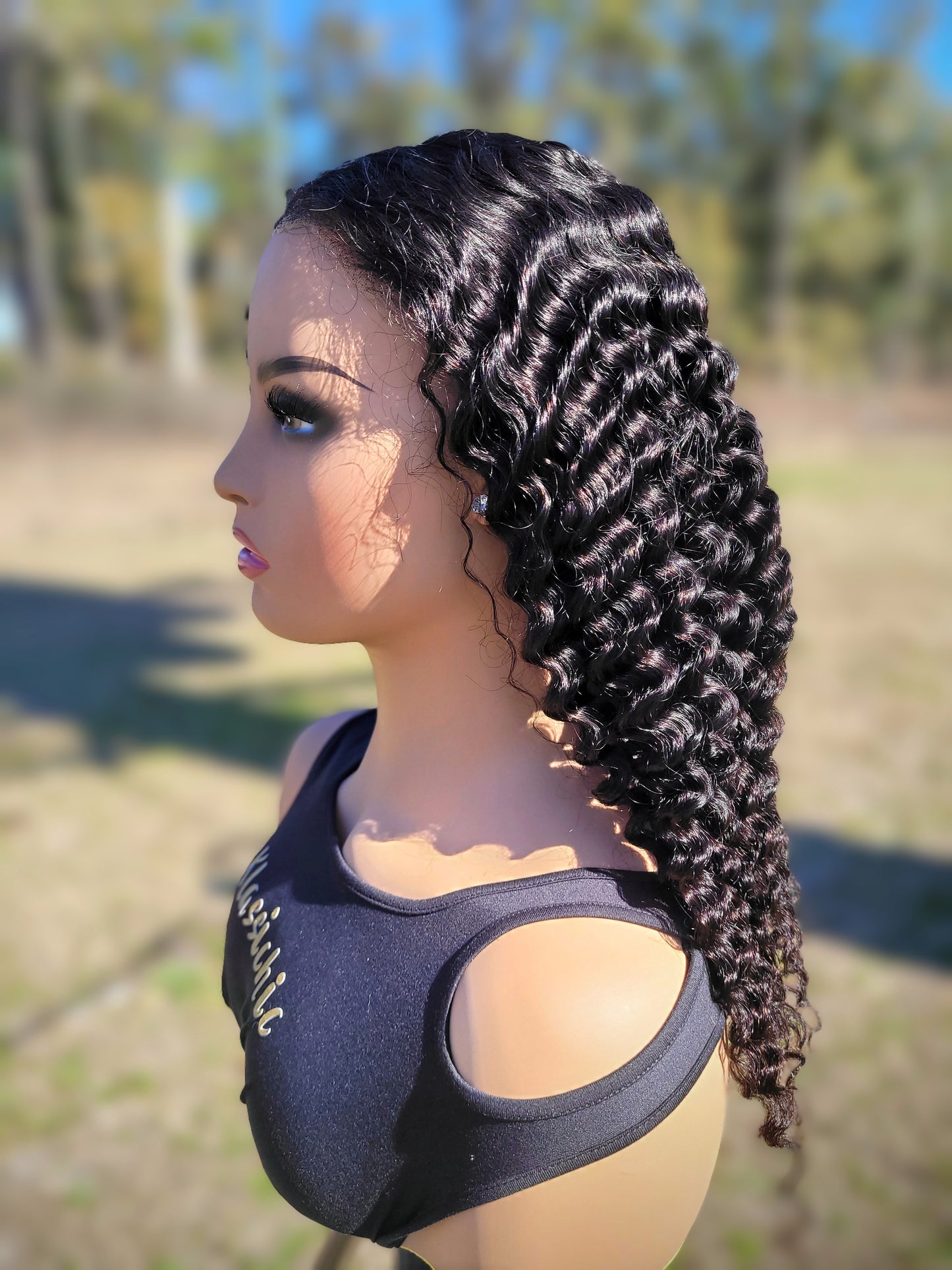 Mikayla 20' Deep Wave-Transparent Lace